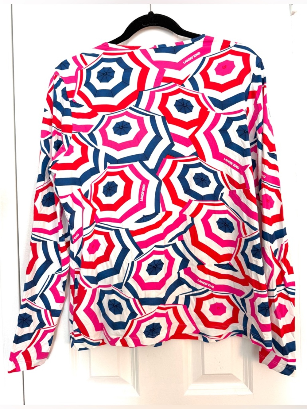🎀 LANDS END SWIM SHIRT TOP L LK NEW 🎀
